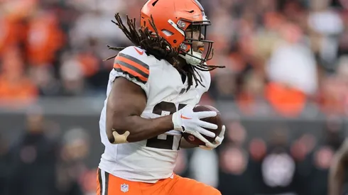 Kareem Hunt during his time with the Browns