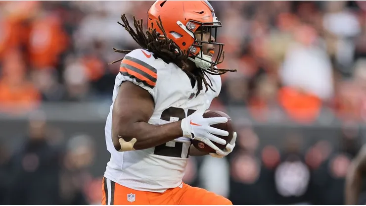 Kareem Hunt during his time with the Browns