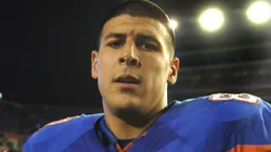 Aaron Hernandez during his time with the Gators