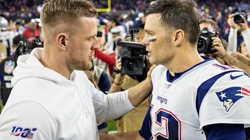 JJ Watt and Tom Brady in 2019