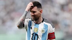 Lionel Messi of Argentina