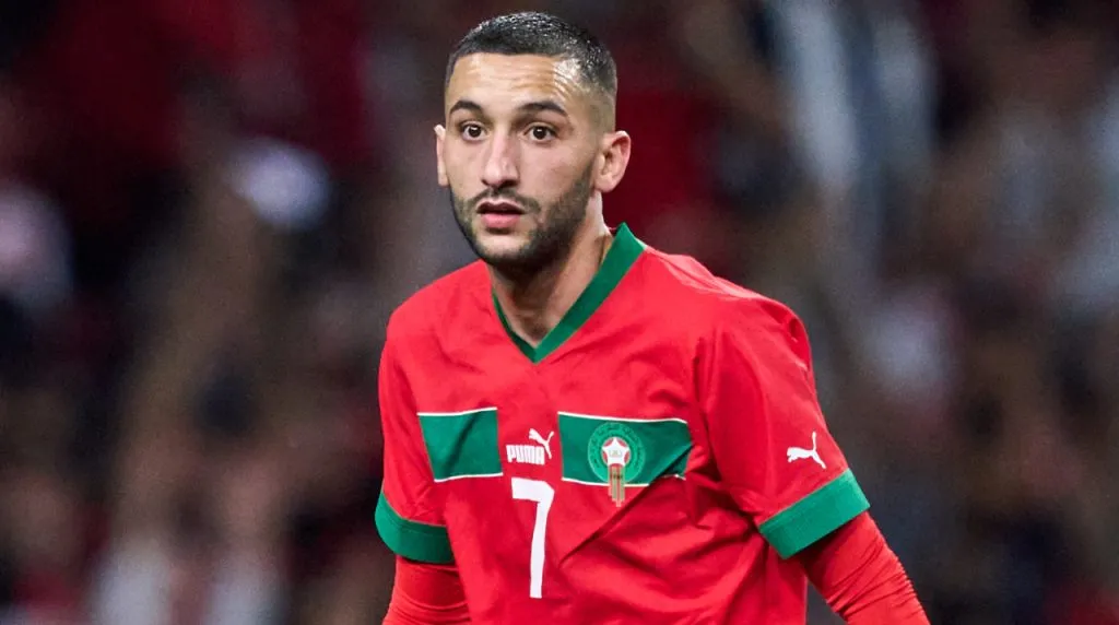 Hakim Ziyech of Morocco