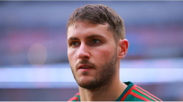 Santiago Gimenez with Mexico's national team