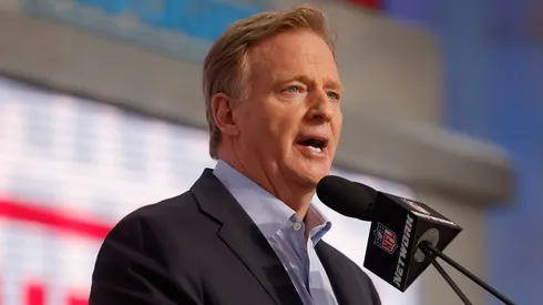 NFL commissioner Roger Goodell at the 2023 Draft