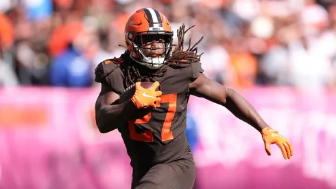 Kareem Hunt with the Cleveland Browns
