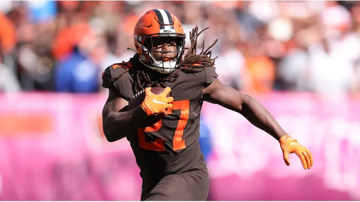 Kareem Hunt with the Cleveland Browns