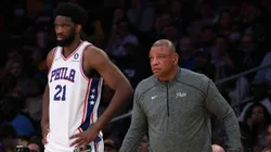 Doc Rivers and Joel Embiid