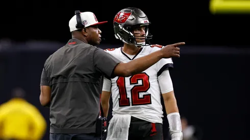 Todd Bowles and Tom Brady