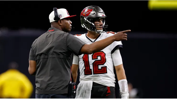 Todd Bowles and Tom Brady