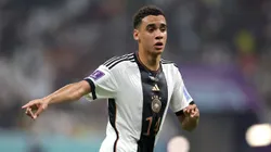 Jamal Musiala with Germany at the Qatar 2022 World Cup