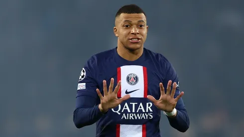 Kylian Mbappe with PSG