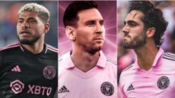 Josef Martinez (left), Lionel Messi (c), and Leonardo Campana.