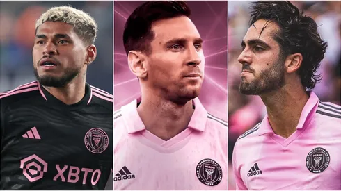 Josef Martinez (left), Lionel Messi (c), and Leonardo Campana.