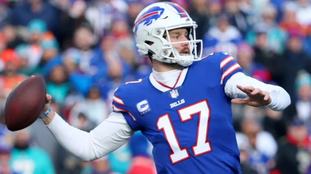 Josh Allen has Stefon Diggs as his favorite target