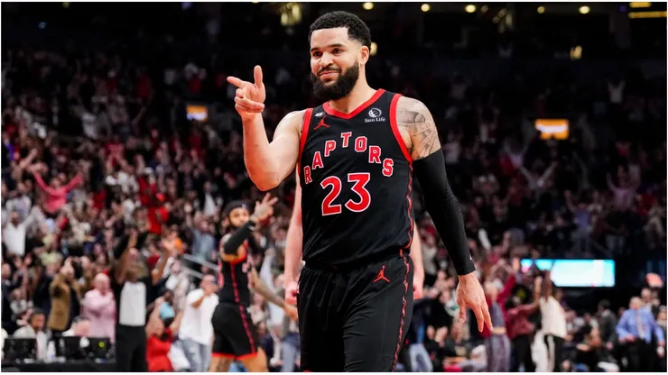 Fred VanVleet #23 of the Toronto Raptors