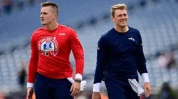 Bailey Zappe and Mac Jones