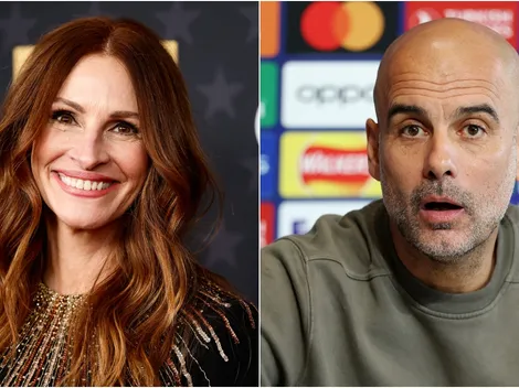 Julia Roberts makes Pep Guardiola's dream come true after the Champions League
