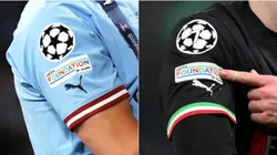 Manchester City and Milan jersey