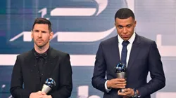 Lionel Messi and Kylian Mbappe at The Best FIFA Football Awards 2022