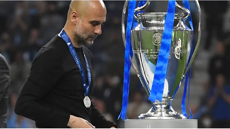 Guardiola after losing the Champions League against Chelsea