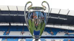 The trophy of the UEFA Champions League
