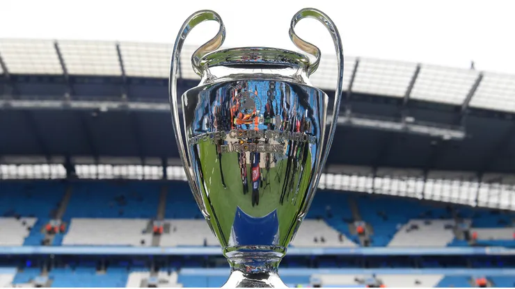 The trophy of the UEFA Champions League