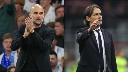 Pep Guardiola (left) and Simone Inzaghi.