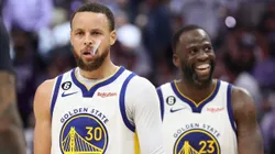 Draymond Green and Stephen Curry