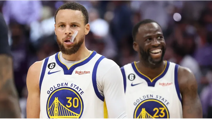 Draymond Green and Stephen Curry