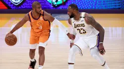 Chris Paul and LeBron James