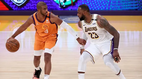 Chris Paul and LeBron James