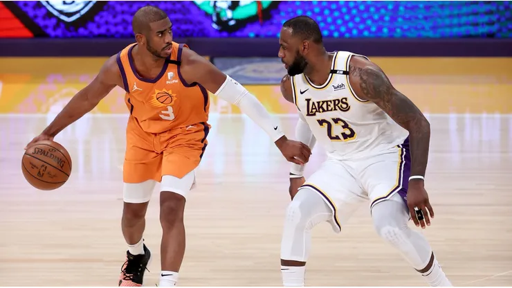 Chris Paul and LeBron James