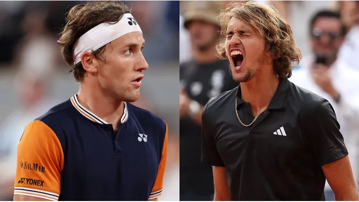Casper Ruud and Alexander Zverev are playing the second semifinal