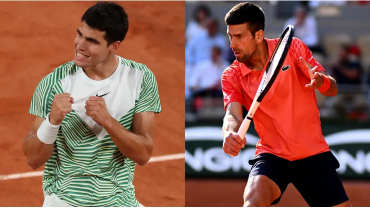 Carlos Alcaraz and Novak Djokovic met just once in the past