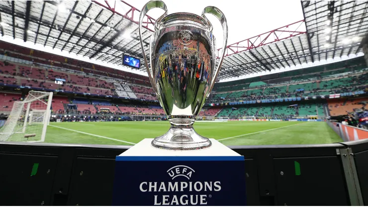 The Champions League trophy
