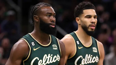Jaylen Brown and Jayson Tatum
