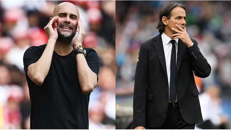 Pep Guardiola and Simone Inzaghi are the coaches