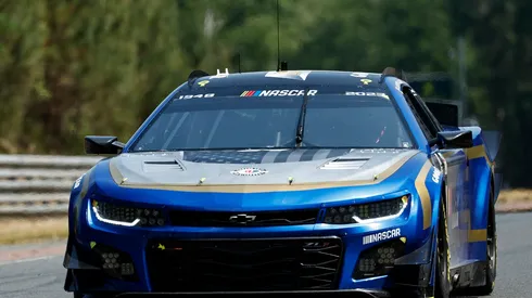The #24 NASCAR Next Gen Chevrolet ZL1 driven by Jimmie Johnson, Jenson Button and Mike Rockenfeller