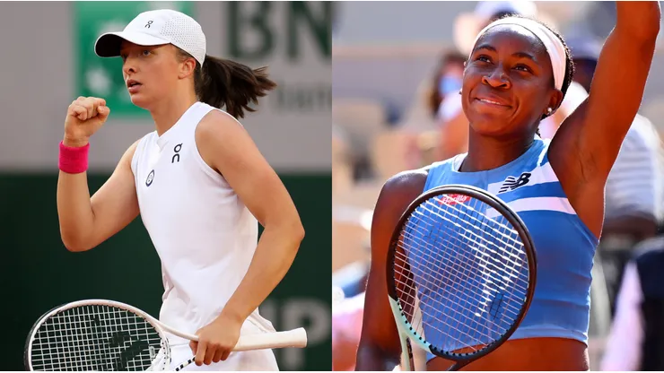 Iga Swiatek and Coco Gauff