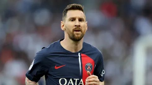 Lionel Messi during the Ligue 1 match between Paris Saint-Germain and Clermont Foot