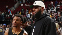 LeBron and Bronny James