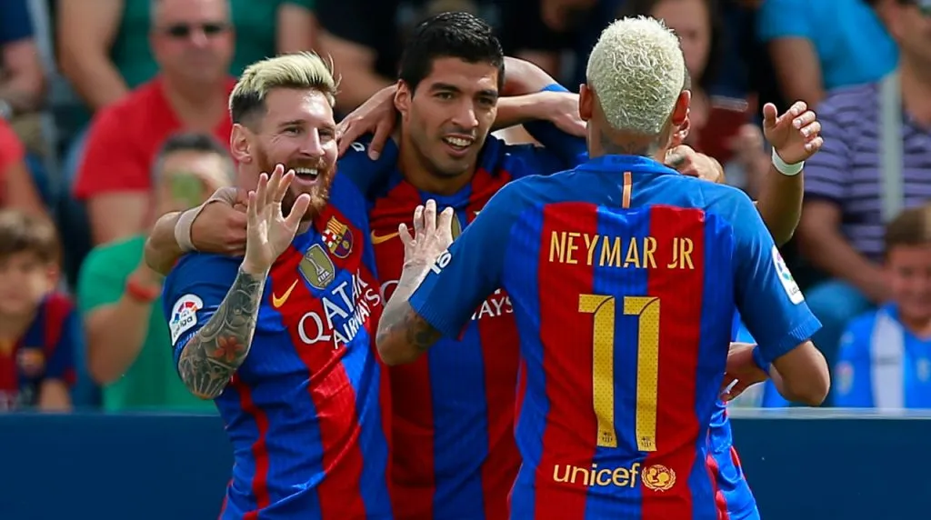 Lionel Messi, Luis Suarez, and Neymar at Barcelona