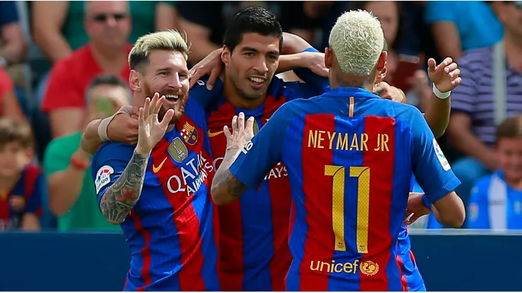 Lionel Messi, Luis Suarez, and Neymar at Barcelona