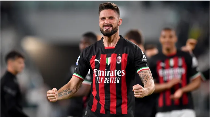 Olivier Giroud of AC Milan
