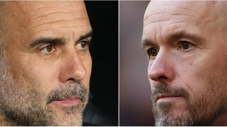Pep Guardiola and Erik ten Hag