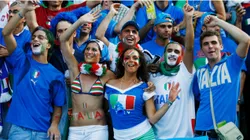 Italian fans soak up the atmosphere