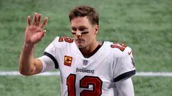 Tom Brady with the Tampa Bay Buccaneers