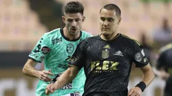 Lucas Di Yorio of Club Leon and Aaron Long of LAFC