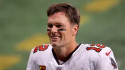 Tom Brady playing for the Tampa Bay Buccaneers in the NFL