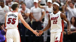 Jimmy Butler and Duncan Robinson